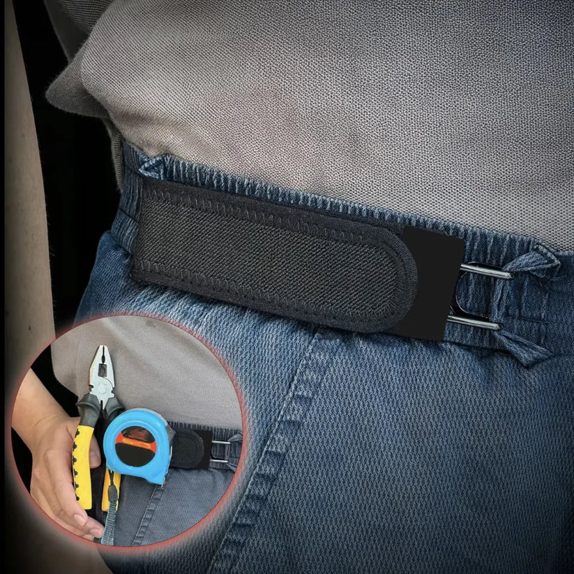 🔥 Adjustable Buckle-Free Hook Belt