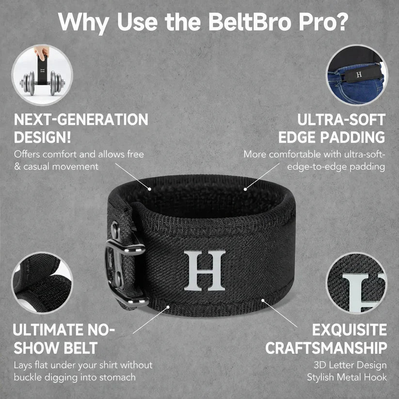 🔥 Adjustable Buckle-Free Hook Belt