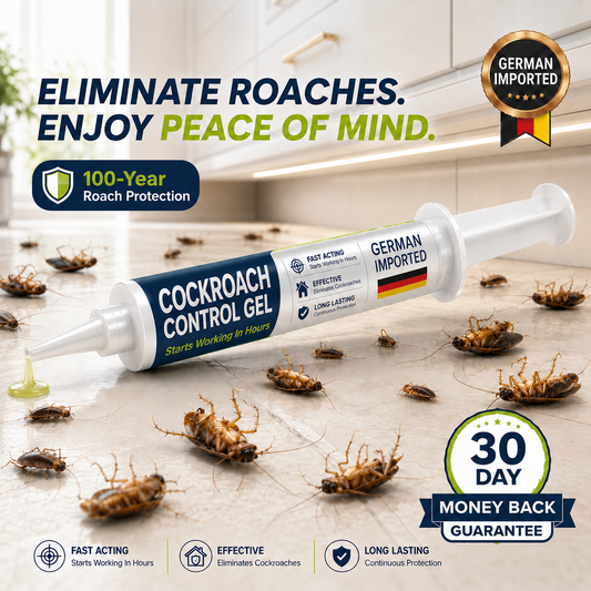 🪳✨ German Imported Roach Control Gel – Fast Acting Roach Control for Kitchen, Home & Office