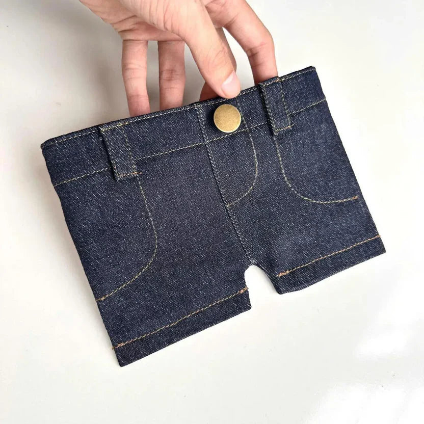 Denim Mini Wallet – For Men & Women ✨