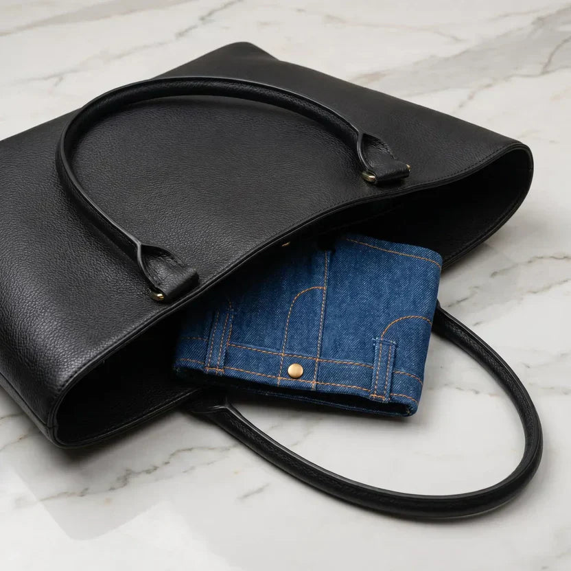 Denim Mini Wallet – For Men & Women ✨
