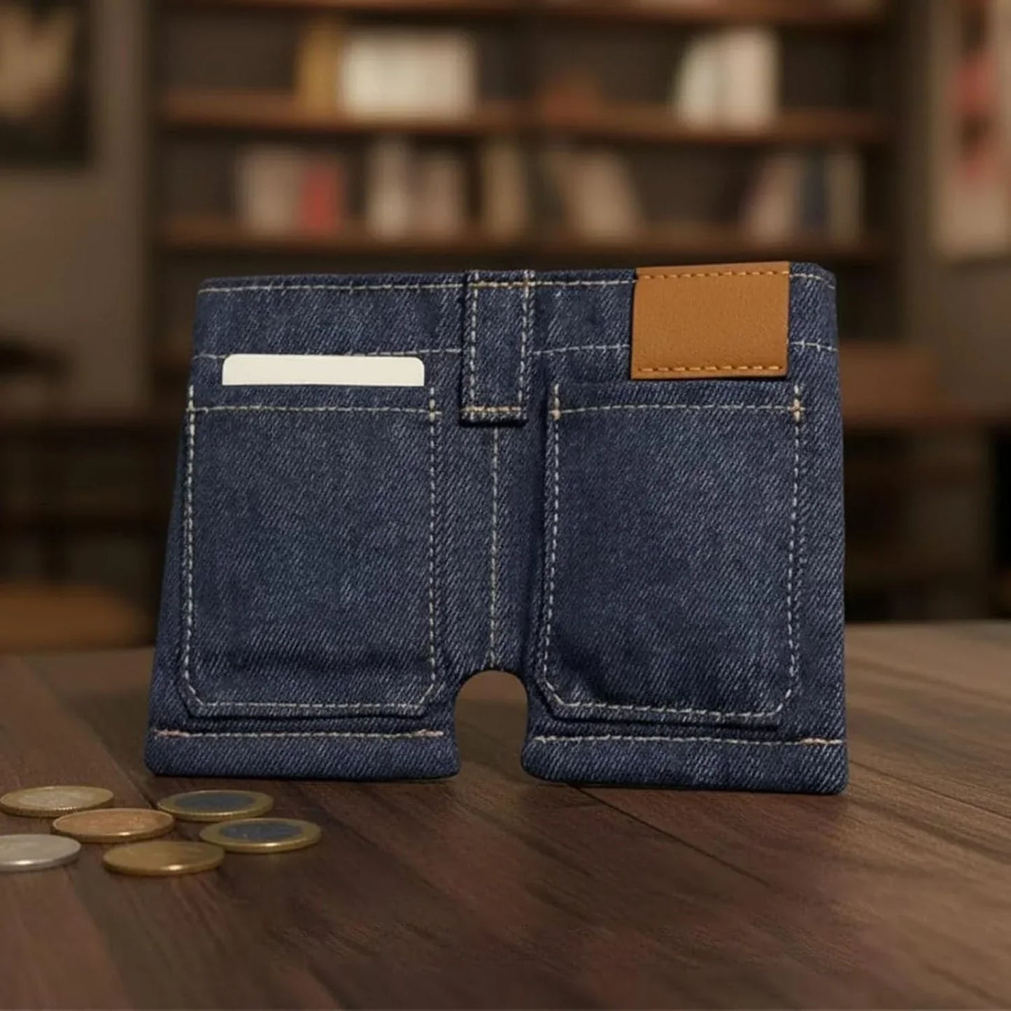 Denim Mini Wallet – For Men & Women ✨