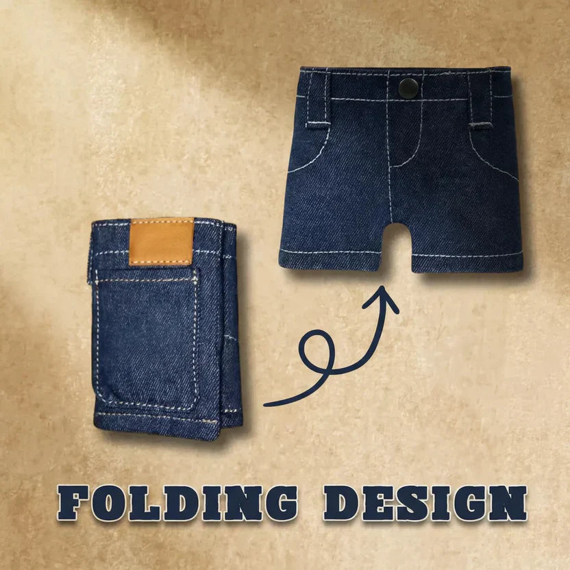 Denim Mini Wallet – For Men & Women ✨